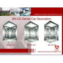 Elevator Cabin Decoration with Etching Panel (SN-CD-161)